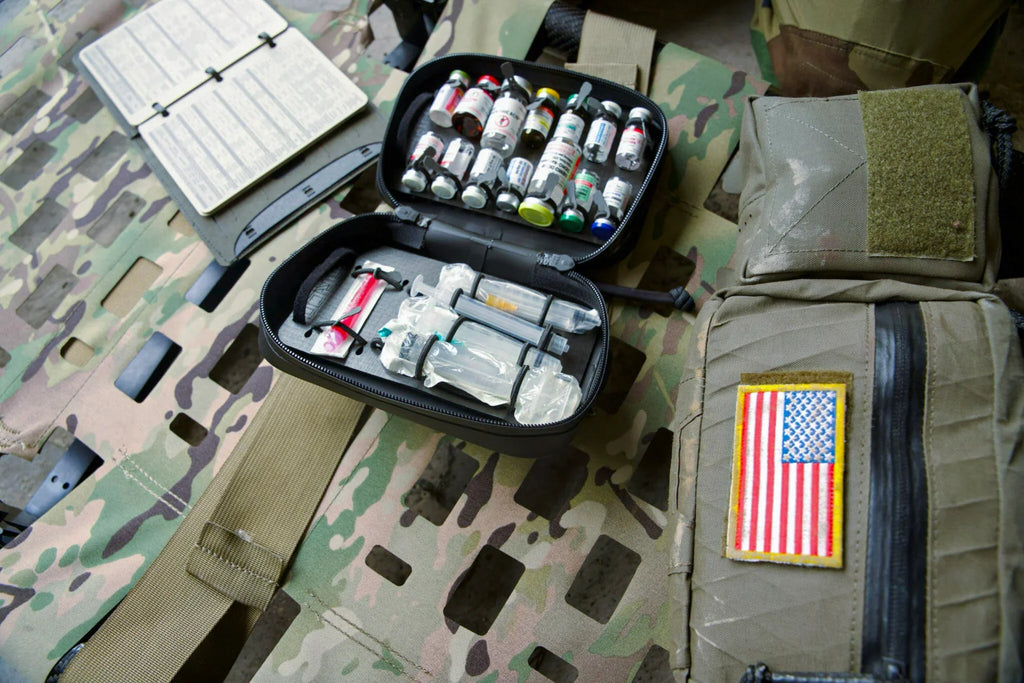 panels inside pouch and fully loaded with kit